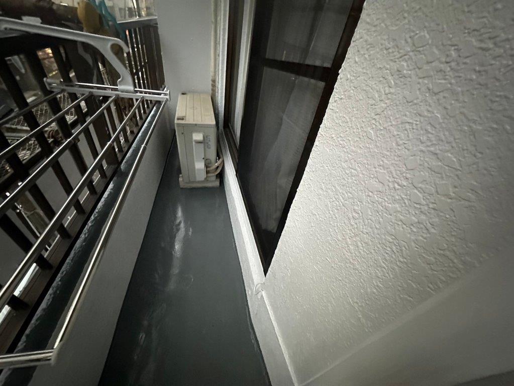 ベランダの防水工事完工