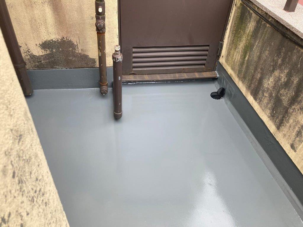 屋上の防水工事後