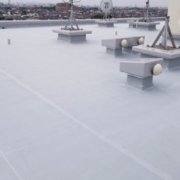 防水工事後の屋上 防水工事後の屋上