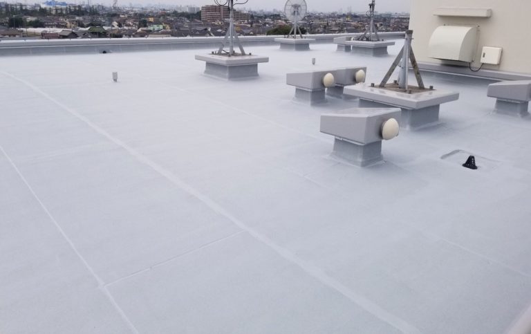 防水工事後の屋上