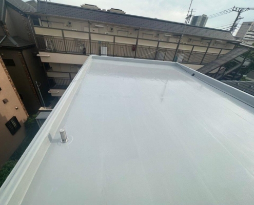 屋上の防水工事後