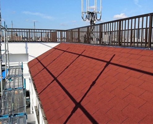 屋根の葺き替え工事後